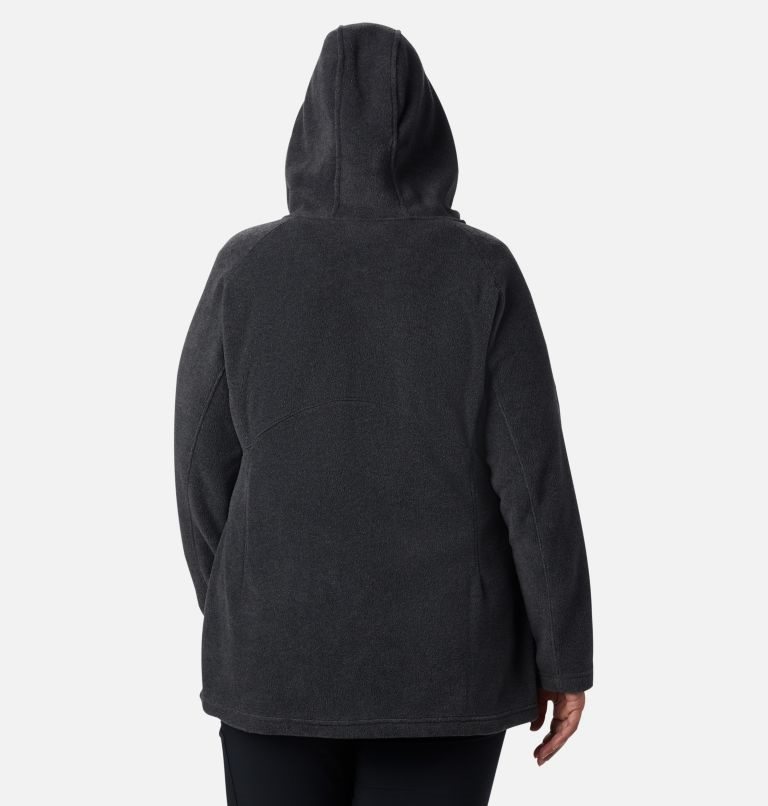 Women's Columbia Benton Springs II Long Jackets Black | Plus Size CA-I0A45
